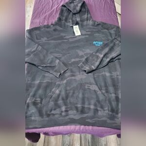 AFTCO Gray Camo Hoodie
